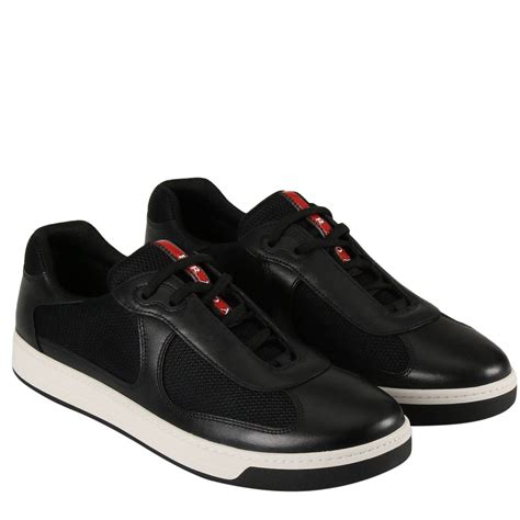 sneakers in pelle uomo prada|prada shoes for men.